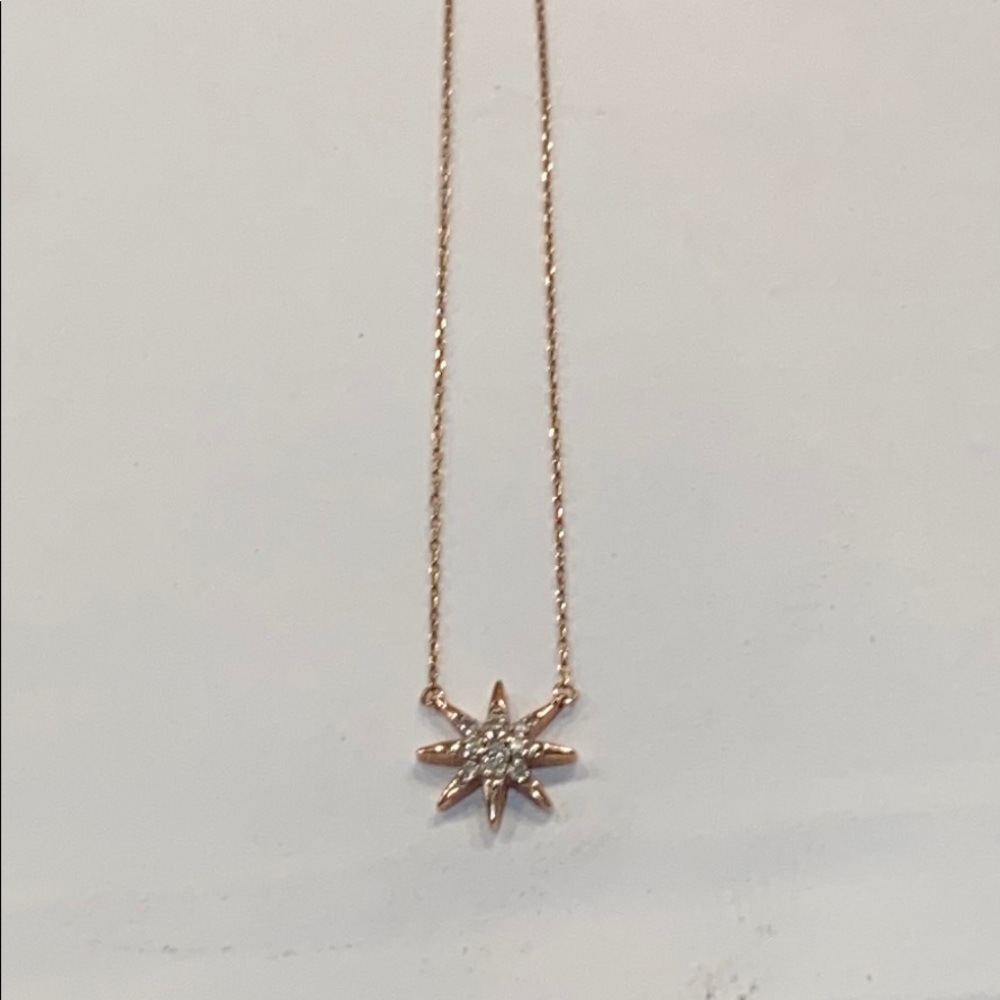 Adina Reyter Pave Starburst Necklace